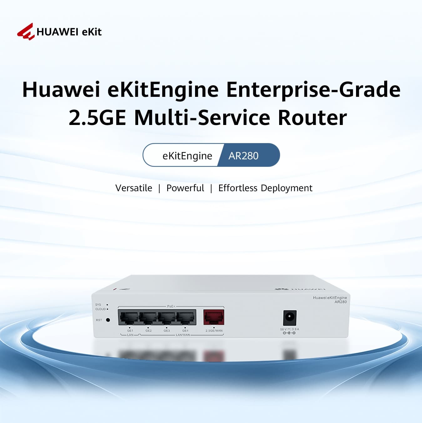 Router Empresarial Huawei eKitEngine AR280 | Hasta 2Gbps y 150 Usuarios marca Huawei - Redes y Conectividad