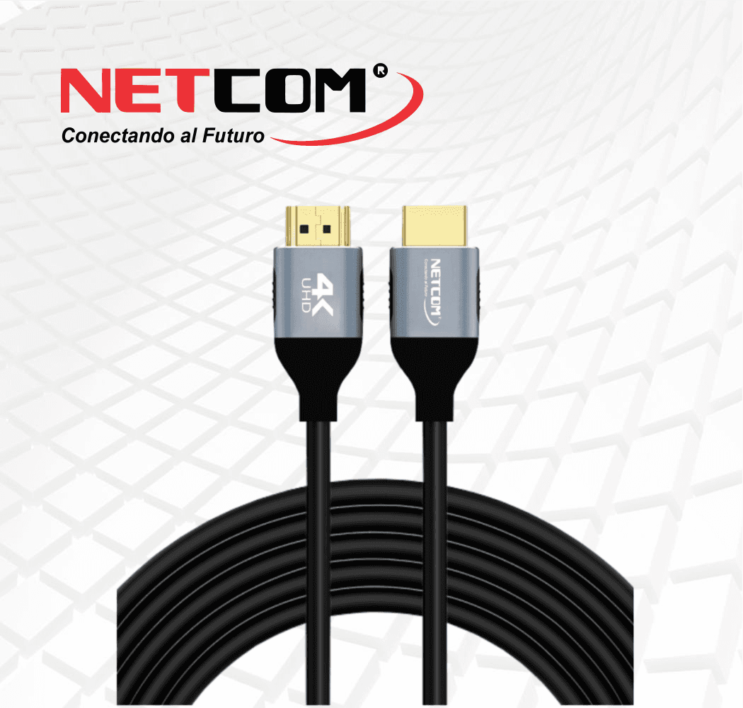CABLE HDMI 2.0 DE COBRE DE 3 METROS ULTRA HD 4K 60HZ 28AWG NETCOM marca Netcom - Cables HDMI | TIPO C | USB