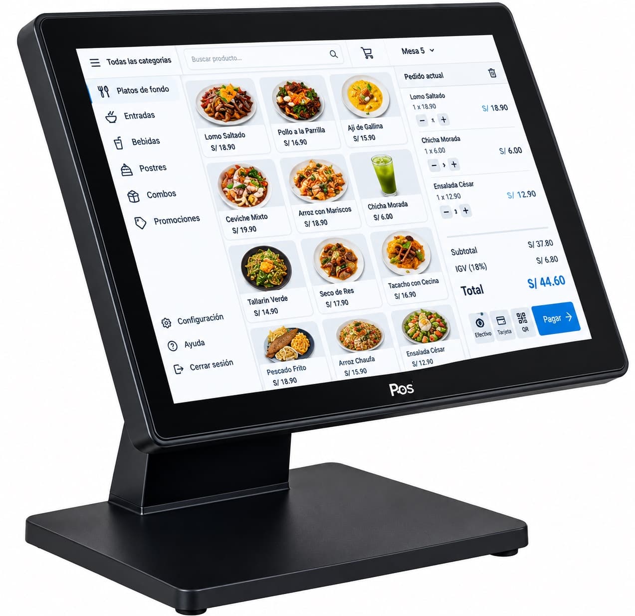 Punto de venta POS Intel Core I7-10ma Gen, 16GB RAM, SSD 512Gb, Pantalla Touch 15, Wifi-Win 11 Pro marca POS SYSTEM - Punto de Venta POS | AIO