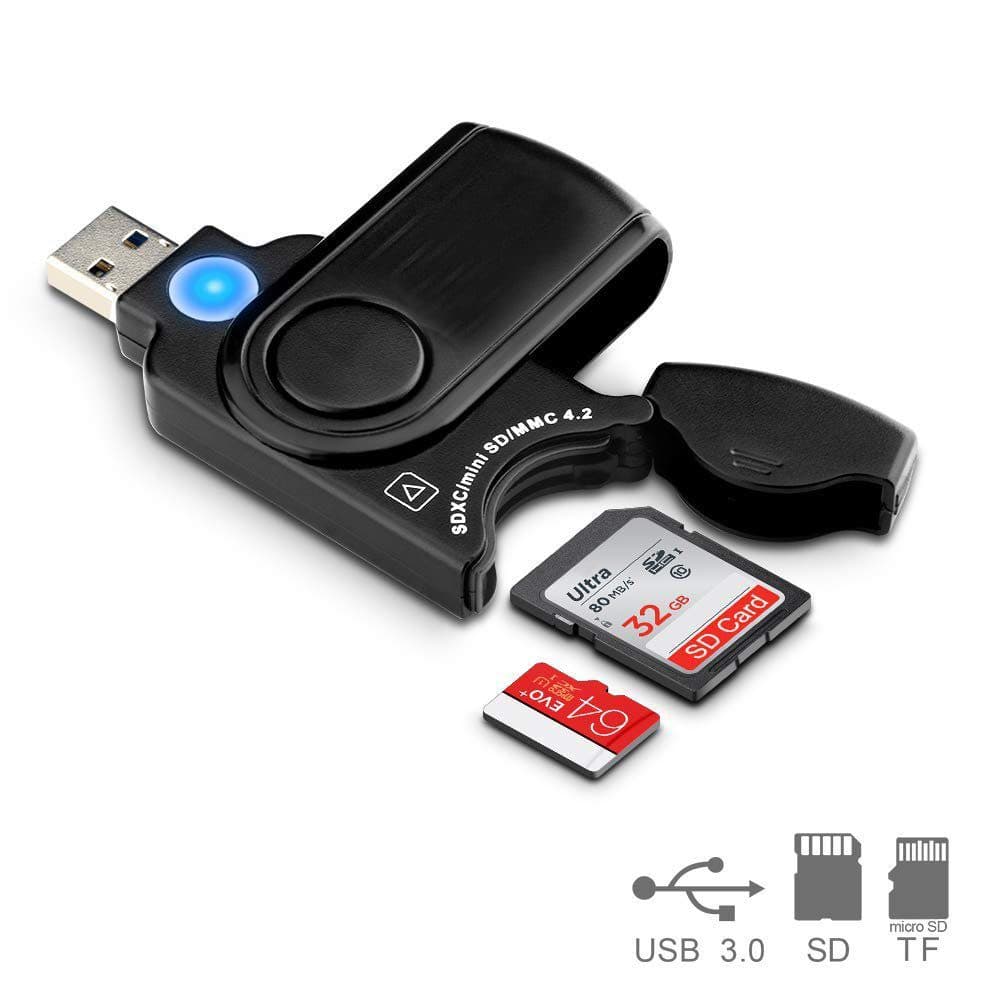 Lectora Copiadora de Memorias SD/MSD USB 3.0 Card Reader/Copier ENCORE ENUCR-U329 marca Encore Electronics - Accesorios USB | HUB