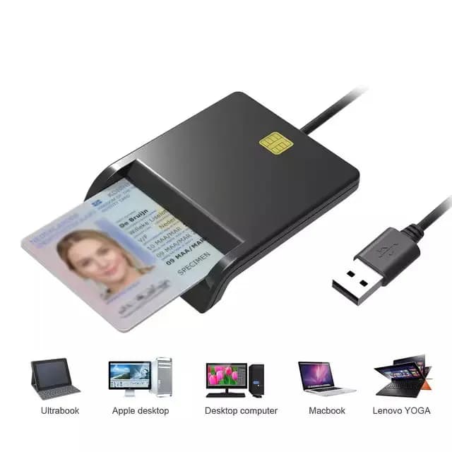 Lector para DNI electronico USB, para Firma digital - Encore marca Encore Electronics - Lectores Biometricos Huelleros
