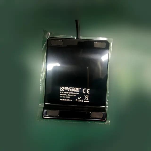 Lector para DNI electronico USB, para Firma digital - Encore marca Encore Electronics - Lectores Biometricos Huelleros