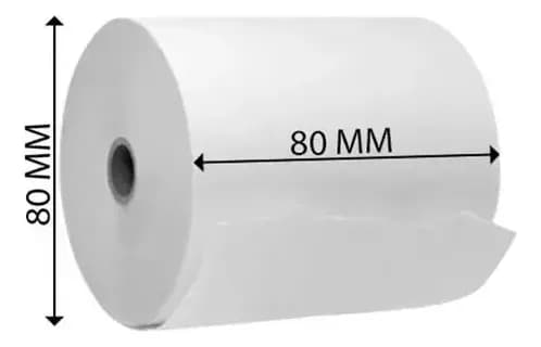 ROLLOS TERMICOS 80X80 CAJA 20 UNID