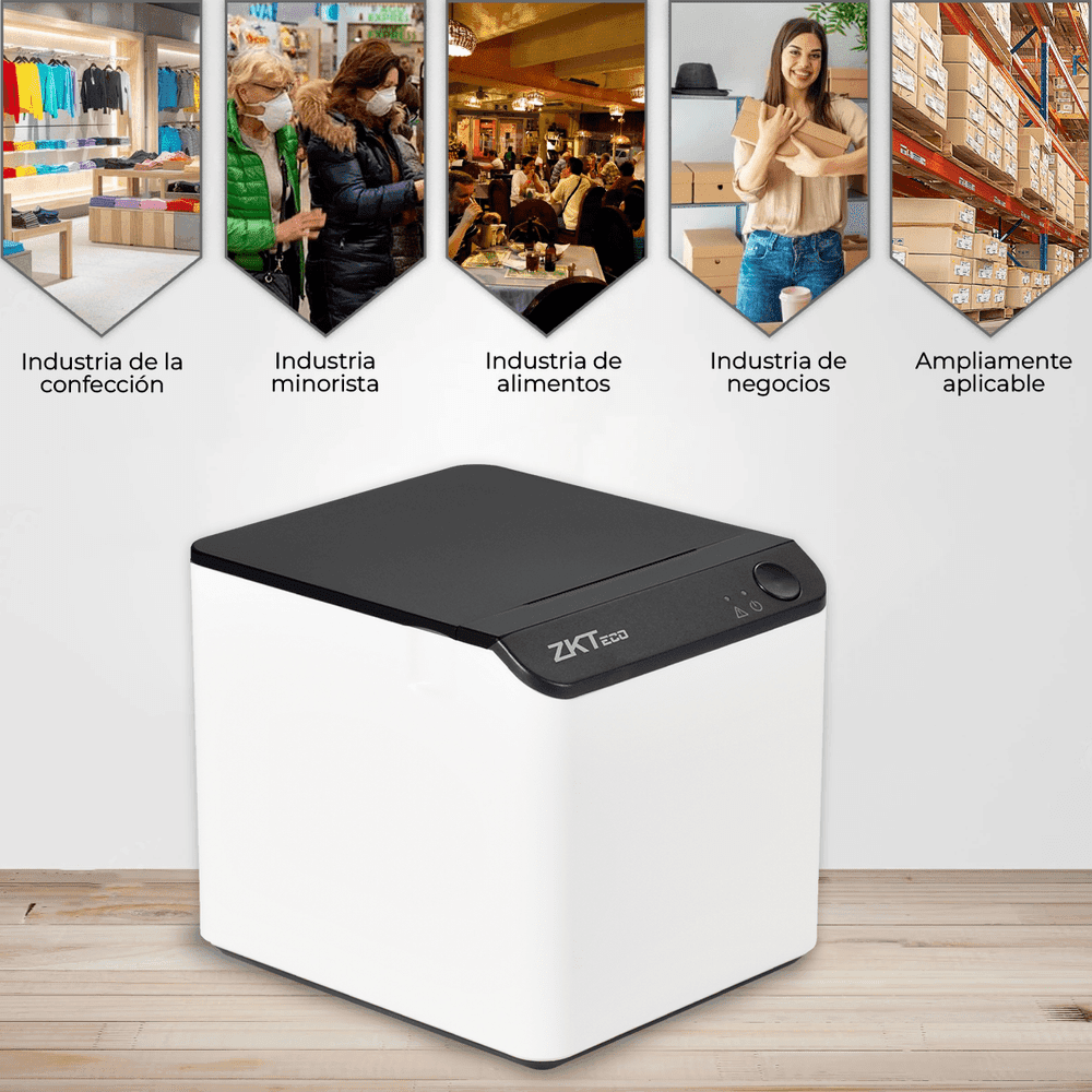 IMPRESORA TÉRMICA BLUETOOTH DE RECIBOS DE 58MM PARA TIENDAS, RESTAURANTES Y SISTEMAS POS marca ZKTECO - Impresoras Etiquetadoras