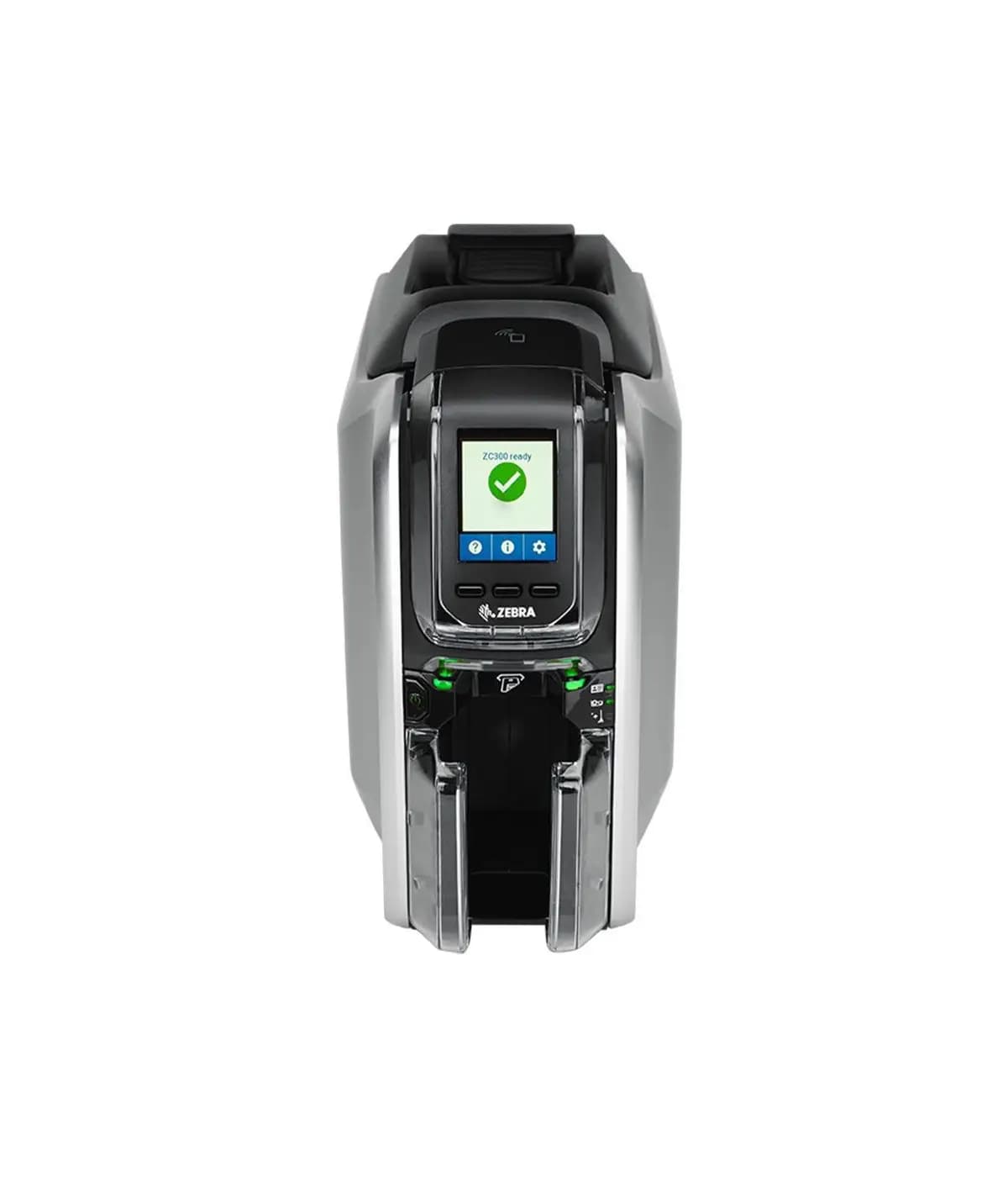 Impresora de Tarjetas PVC Zebra ZC32 Series ZC300 Doble Cara 300 dpi 450 Tarjetas/Hora, Ethernet-USB marca Zebra - Impresoras Etiquetadoras