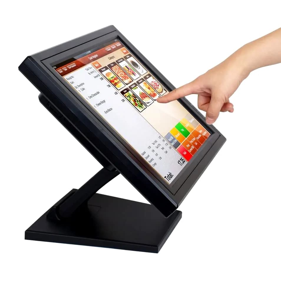 Monitor Touch Screen 15¨ pantalla Táctil VGA/HDMI 1024x768 60HZ (BAD BOX EN REMATE) marca POS SYSTEM - Puntos de Venta POS