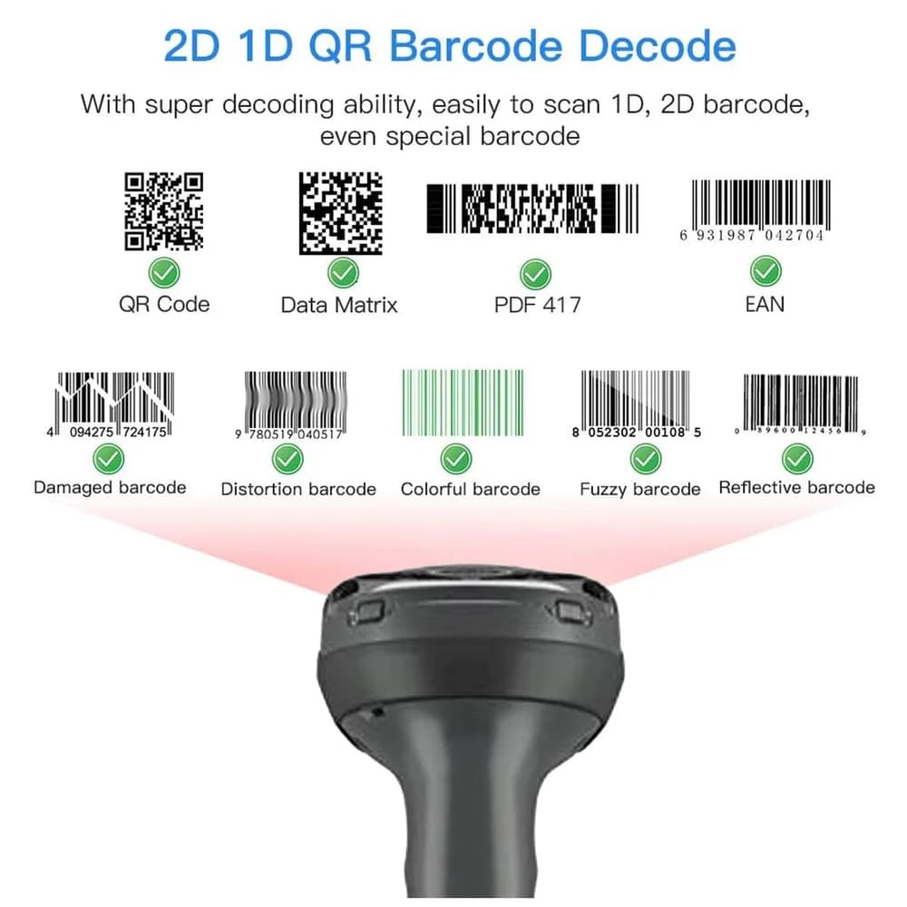 Lector inalambrico Zebra DS2278 Bluetooth 1D 2D  marca Zebra - Lector de Código de barras