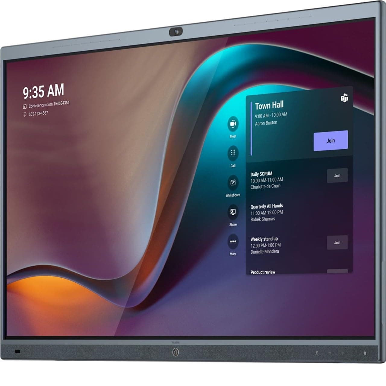 Pantalla Yealink MeetingBoard 86 Pulgadas All in One con camara 8Mp Incorporada marca Yealink - Pantallas Interactivas Pizarras
