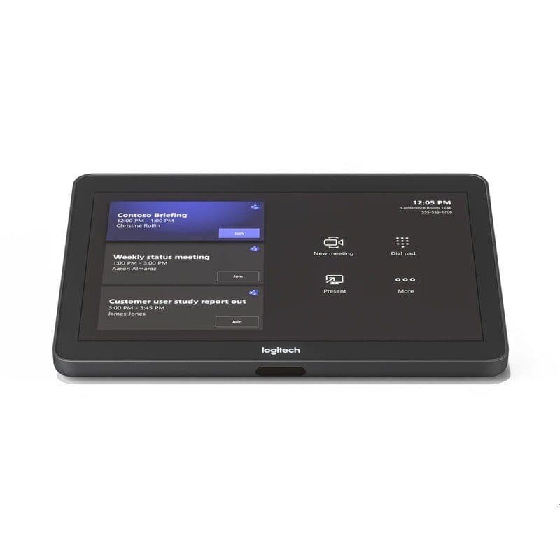 CONTROLADOR TACTIL LOGITECH B2B TAP P/VIDEO CONFERENCIA - 939-001950 marca Logitech - LOGITECH equipos para conferencia