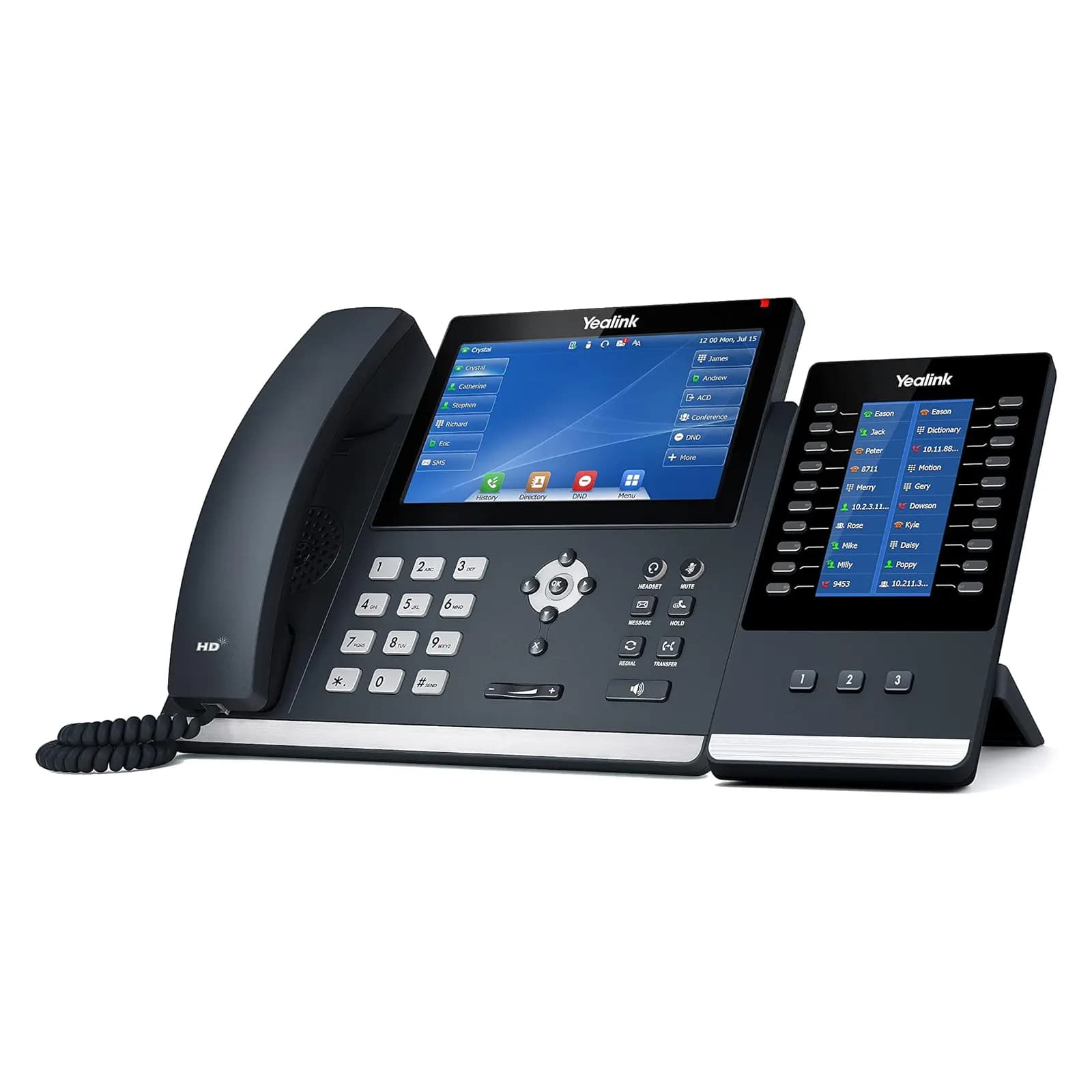 TELEFONO IP YEALINK GERENCIAL SIP-T48U 16 LINEAS LCD COLOR TOUCH 7 PoE- Sin Fuente marca Yealink - YEALINK Telefonos IP