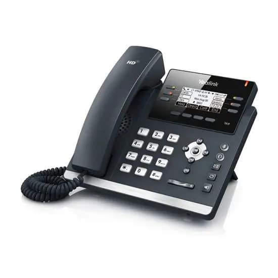 TELEFONO IP YEALINK SIP-T41P 3 LINEAS LCD 2.7" 192X64 2 PORT 10/100 MBPS, POE,  (NO INCLUYE FUENTE) marca Yealink - YEALINK Telefonos IP