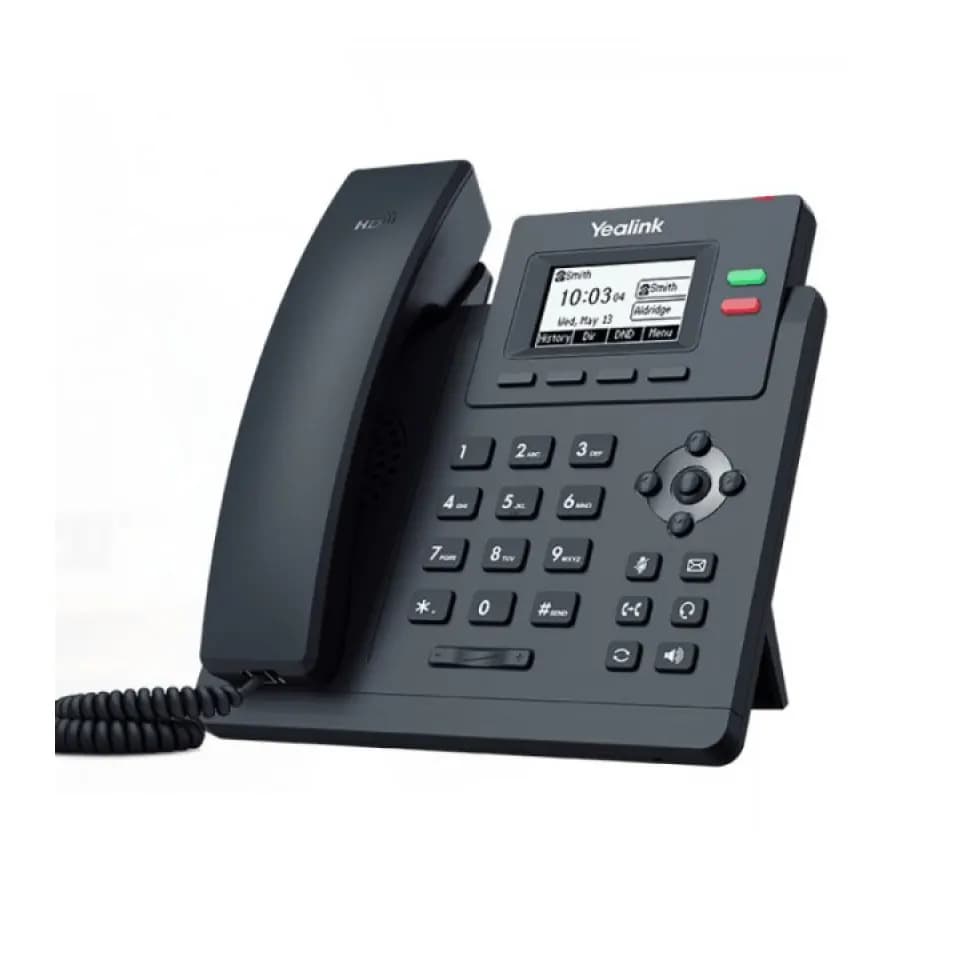 Telefono IP Yealink SIP-T31W, 2 LINEAS LCD 132X64 2 PORT 10/100 MBPS, PoE, WiFi Integrado. marca Yealink - YEALINK Telefonos IP