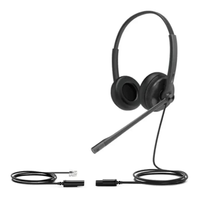 AURICULAR YEALINK YHS34 LITE DUAL CON CONEXION QD Y CABLE RJ-9 marca Yealink - YEALINK Telefonos IP