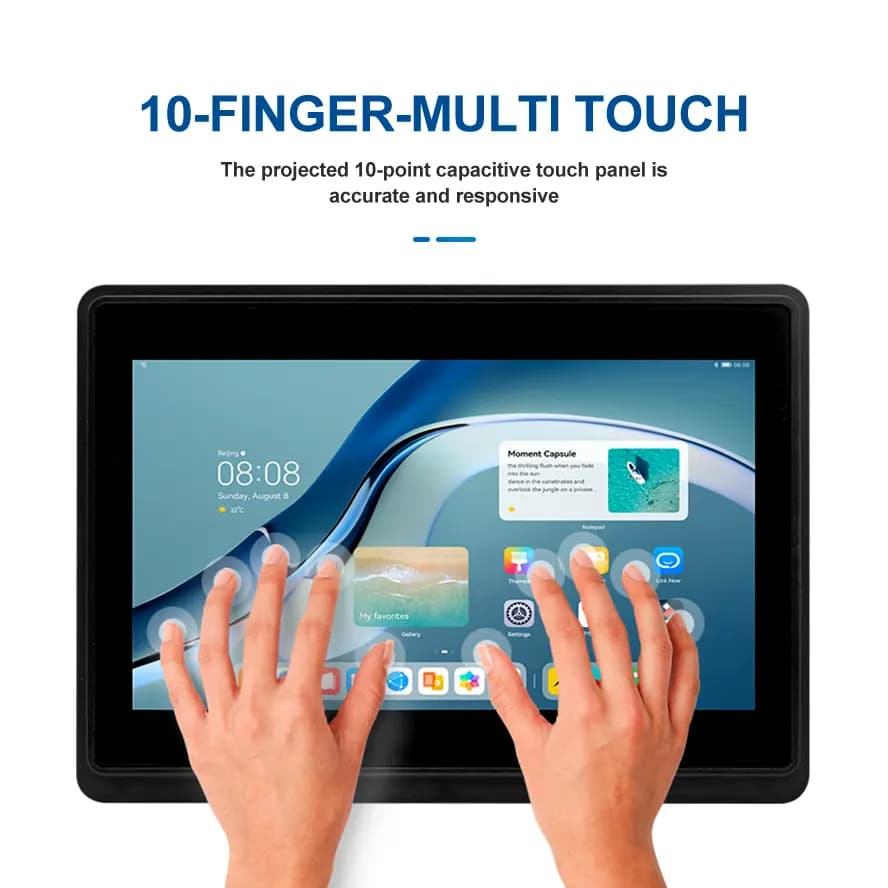Micro PC Industrial AIO RK3566/2G/16G/ 10.1’’ Capacitive Touch, WiFi, Android 11 - Mini PC Industrial | NUC | OPS