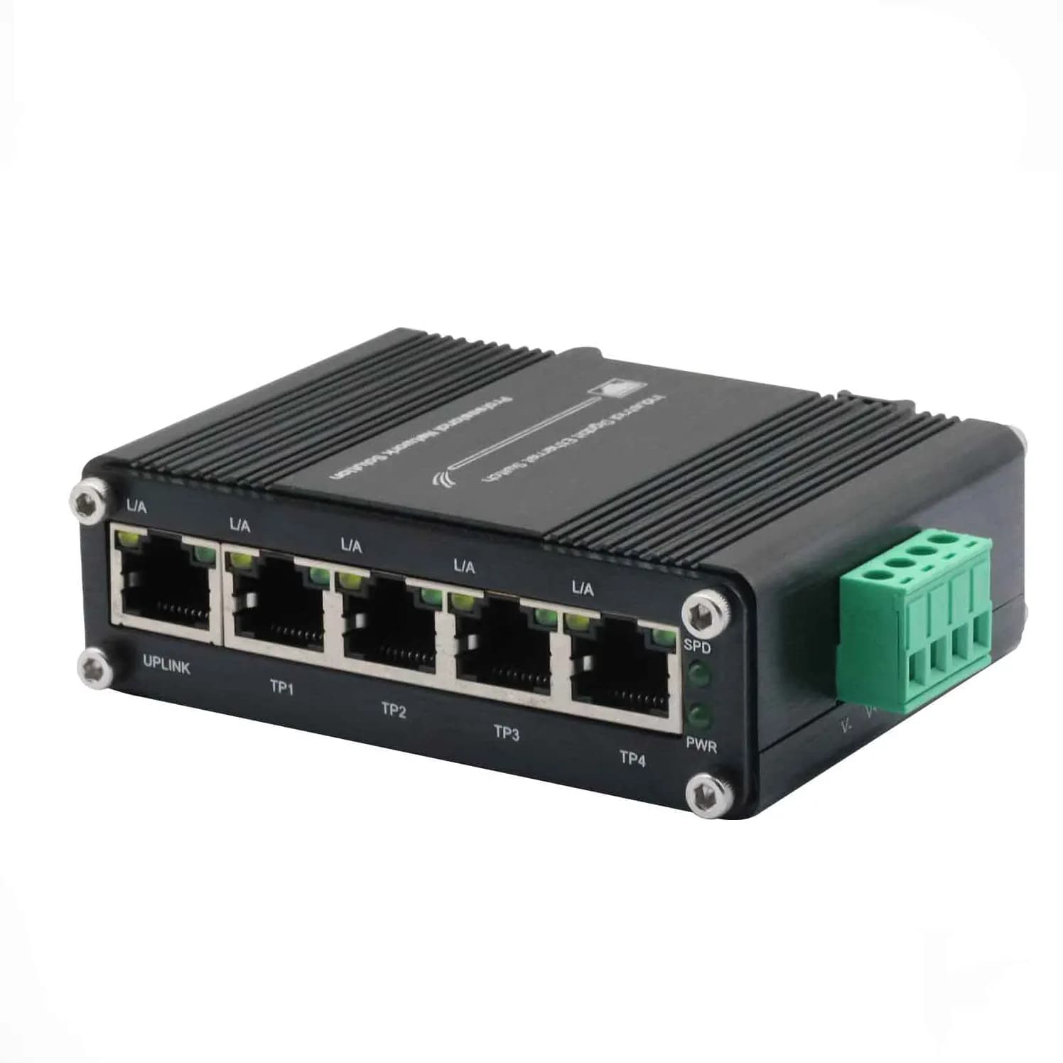 Switch Industrial 5 Puertos Gigabit Ethernet no administrable DIN-Rail E-Link marca E-Link - Switch Industrial DIN-Rail