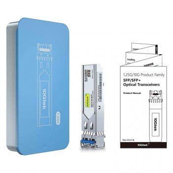 Transceiver SFP 1GB 1550nm monomodo Duplex LC, 80 km -10Gtek marca 10Gtek - Transceiver Transceptores 