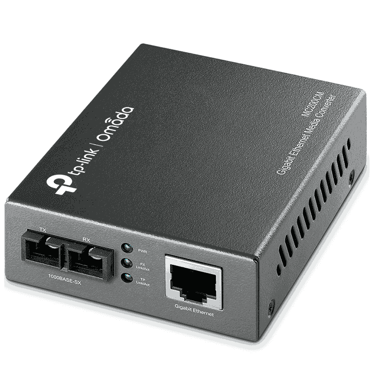 Media Converter MC200CM Gigabit 1000Mbps  Multimodo /550mt / SC marca TP-Link - Conversores Media Converter