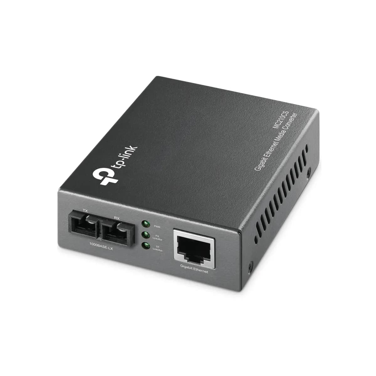 Media Converter MC210CS Monomodo Gigabit 1000Base-LX - up15Km / conector SC - Conversores Media Converter