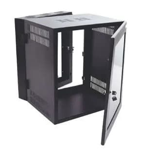 Gabinete de Pared de 6RU, 8RU, 10RU, puerta de vidrio c/llave - Redes y Conectividad