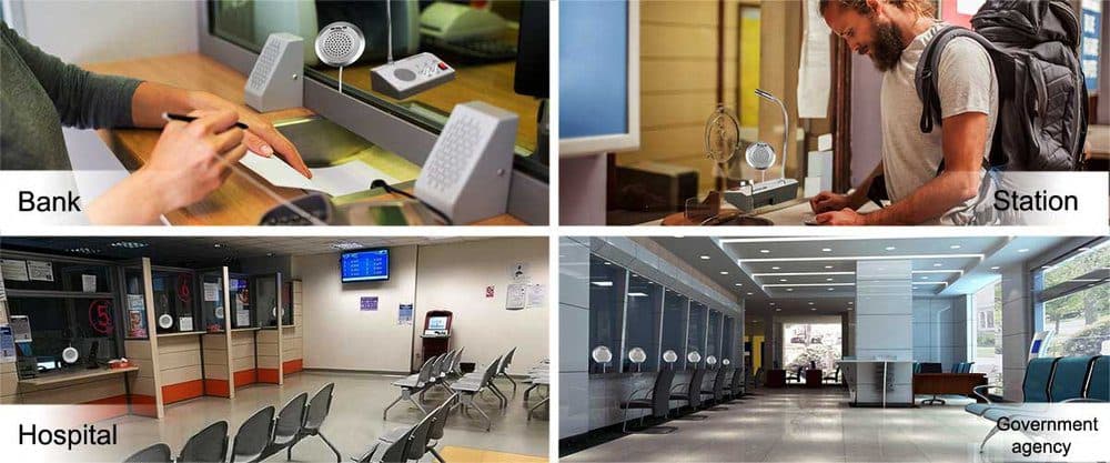 Intercomunicador de ventanilla de doble via RETEVIS Interphone RT-9908 marca Retevis - Intercomunicador de Ventana