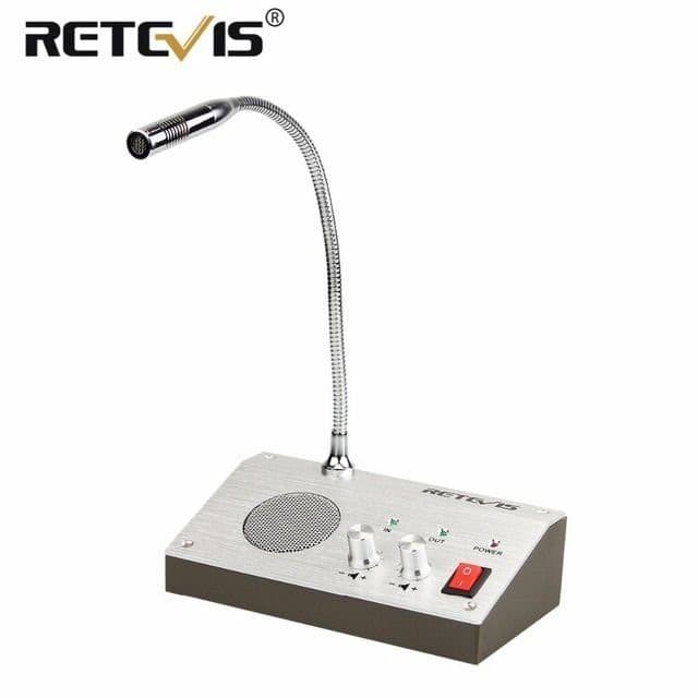 Intercomunicador de ventanilla de doble via RETEVIS Interphone RT-9908 marca Retevis - Intercomunicador de Ventana