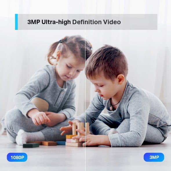 Cámara WiFi Ethernet 3 MP 2K QHD 2304×1296 IR 360° interior Tapo C212 marca Tapo - Camaras IP | NVR