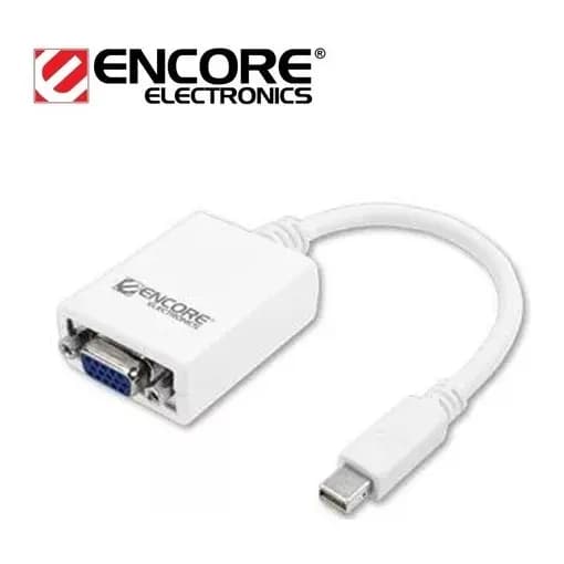 Adaptador Mini Displayport a VGA para PC y Mac ENCA-MDV ENCORE marca Encore Electronics - Adaptador DisplayPort | HDMI | TIPO C