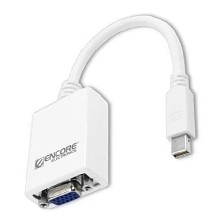 Adaptador Mini Displayport a VGA para PC y Mac ENCA-MDV ENCORE marca Encore Electronics - Adaptador DisplayPort | HDMI | TIPO C