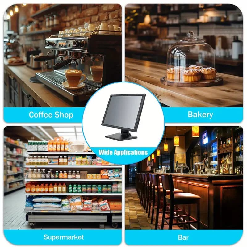 Punto de venta POS Industrial Intel Core I5-13th, 16GB RAM, SSD 512GB, 15" capacitiva Wifi BT Win11pro POS System marca POS SYSTEM - Punto de Venta POS | AIO
