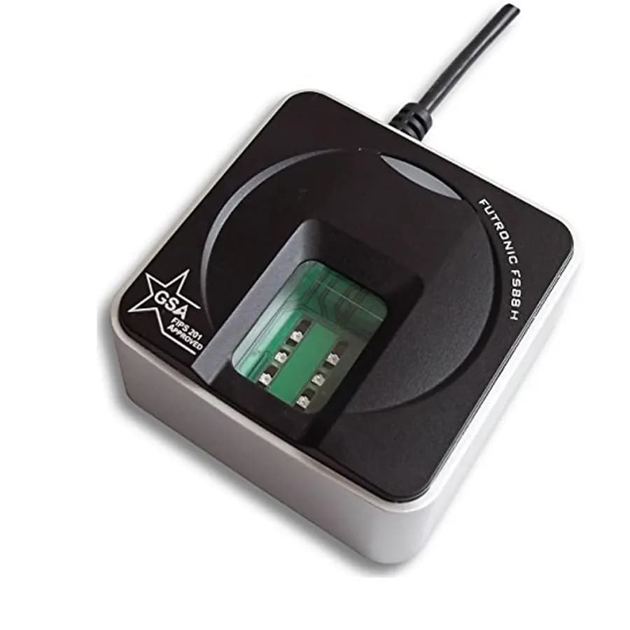 LECTOR DE HUELLAS DACTILARES DE ALTO DESEMPEÑO COMPACTO USB 2M FS88H FUTRONIC marca Futronic - Lectores Biometricos Huelleros