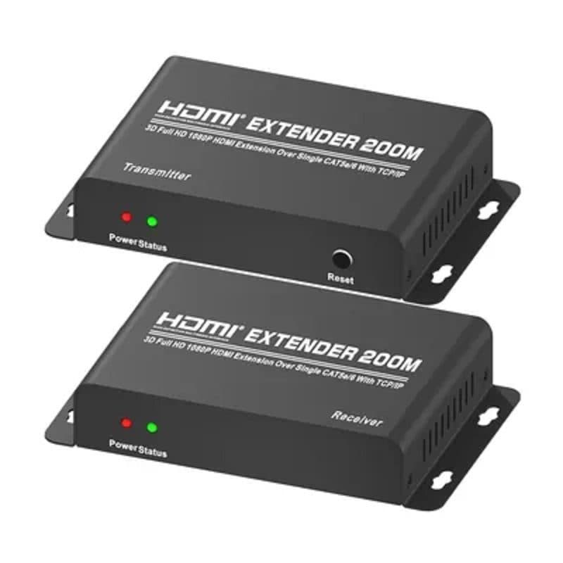 HDMI Extender Over Single Cat5e/6 Full HD 1080P TCP/IP 200 Metros- Zenhon marca Zenhon - Extender HDMI Splitter