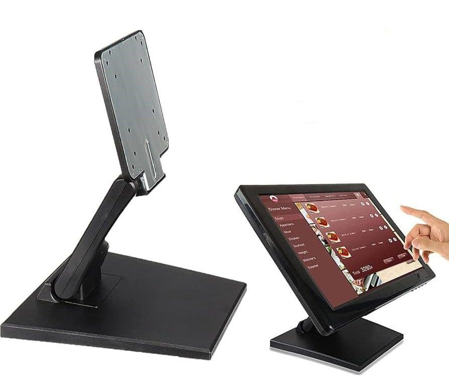 Soporte Base plegable para monitor táctil, mini PC, AIO con VESA compatible con Monitor 13" - 24" - Monitores Touch Screen