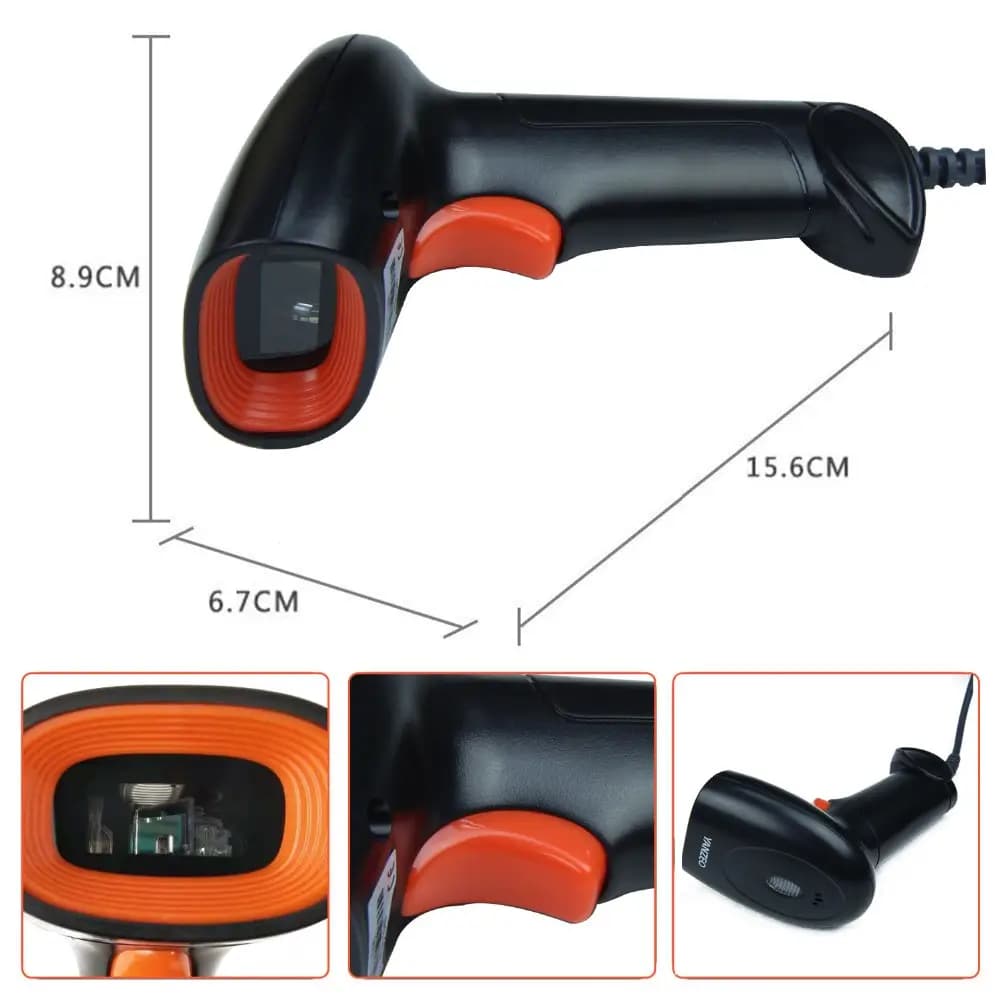 Lector de Codigo de Barras tipo Pistola 1D USB - Yanzeo L1100 marca Yanzeo - Lector de Código de barras