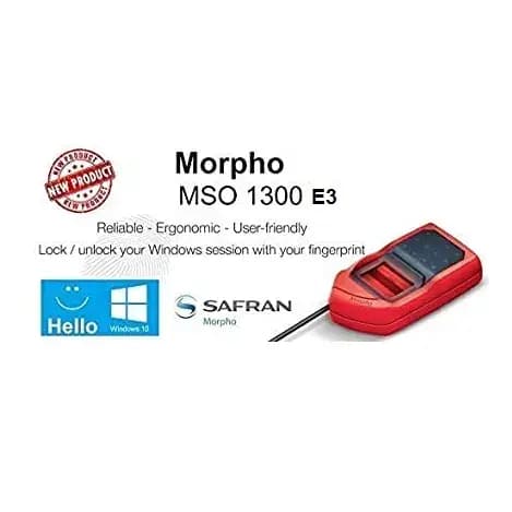 Idemia Morpho BioMetric Escáner de huellas dactilares, MSO 1300 E3 marca IDEMIA - Morpho - Lectores Biometricos Huelleros