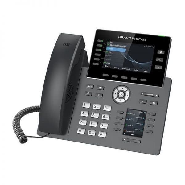 Telefono IP GRP2616 WiFi grado operador, 6 cuentas SIP, LCD color 4.3", RJ45 Gigabit, BT, PoE Grandstream marca GrandStream - GrandStream Telefonos y Centrales IP
