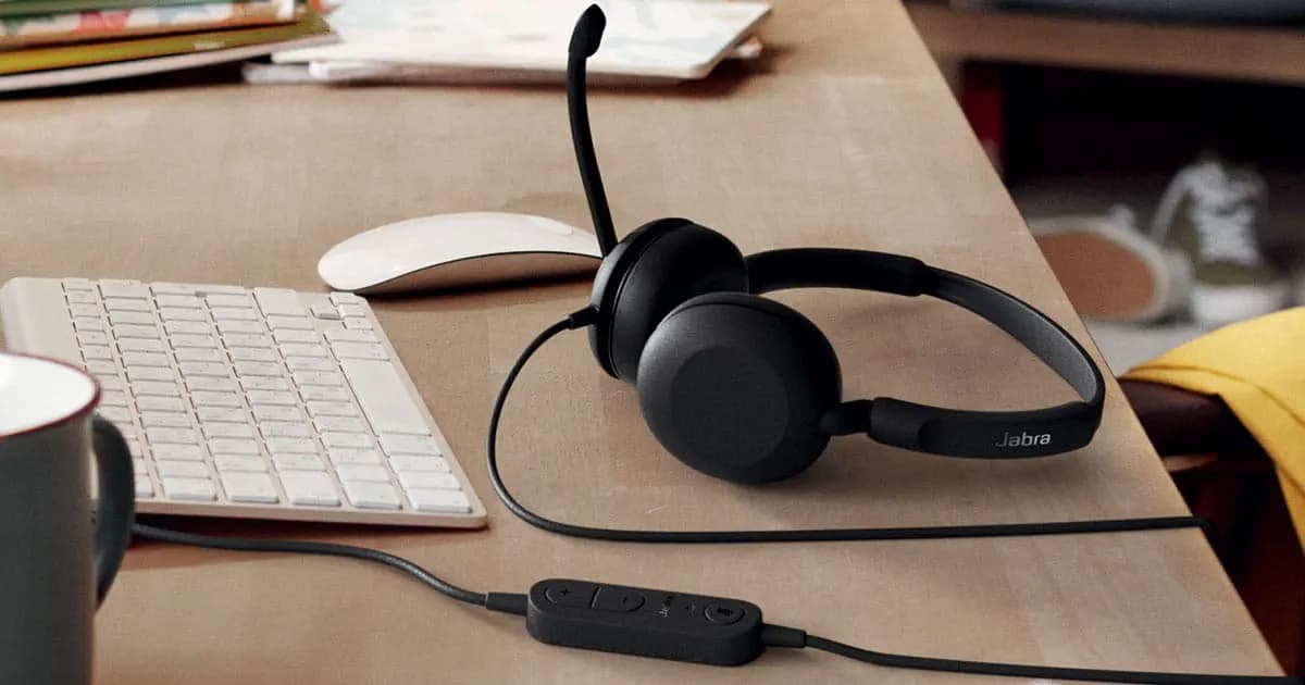 Audifonos Jabra Evolve 10 Stereo Plug and Play USB-A marca Jabra - JABRA Altavoces y Audifonos para conferencia