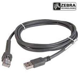 CABLE PARA LECTOR DE CODIGO DE BARRAS ZEBRA CBA-U01-S07ZAR marca Zebra - Lector de Código de barras