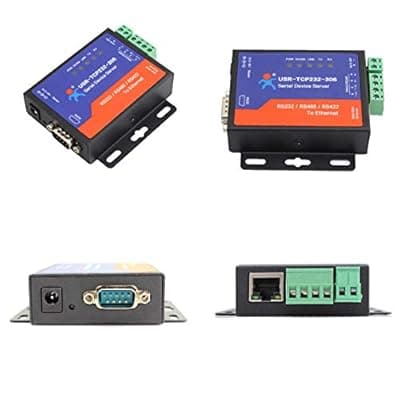 Convertidor Serial Ethernet RJ45 10/100Mbps a Serie RS232/RS485/RS422 tipo Industrial - PUSR marca PUSR - Convertidor Serie a Ethernet