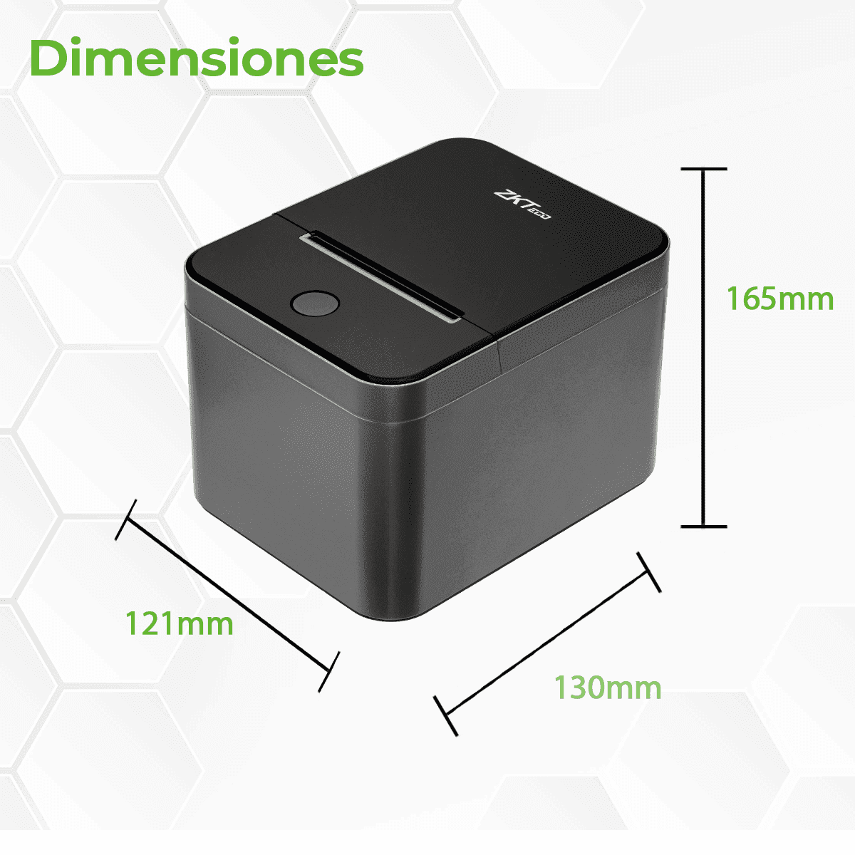 IMPRESORA TERMICA DE 80MM USB + LAN - 230mm AUTOCORTADO ZKTECO ZKP8012 marca ZKTECO - Impresoras Etiquetadoras