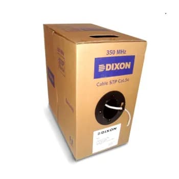 CABLE UTP DIXON CAT 5E 4Px24 AWG  7060 LSZH Gris marca Dixon - Cables UTP | STP | F/UTP