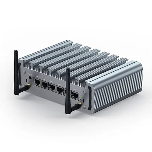 Mini PC industrial Firewall 6 LAN 8GB DDR5, 512 SSD, HYSTOU P09B-6L marca Hystou - Mini PC Industrial | NUC | OPS
