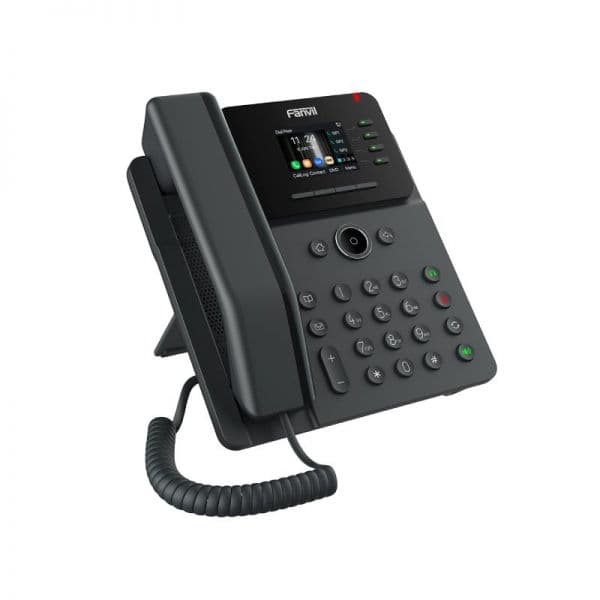 Teléfono IP profesional Fanvil V61G 4 Lineas SIP 2.4" HD PoE C/Fuente marca Fanvil - FANVIL Telefonos IP