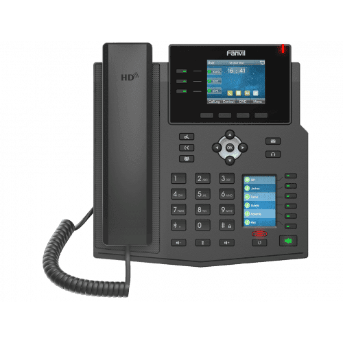 Teléfono IP Fanvil X4U con dos pantallas 12 cuentas SIP, Pantalla 2.8" marca Fanvil - FANVIL Telefonos IP