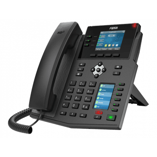 Teléfono IP Fanvil X4U con dos pantallas 12 cuentas SIP, Pantalla 2.8" marca Fanvil - FANVIL Telefonos IP
