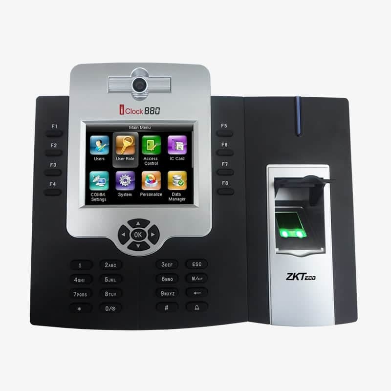 Terminal Biométrica de Huella Digital y Tarjetas para Asistencia ICLOCK880/ID ZKteco marca ZKTECO - Equipos control Acceso
