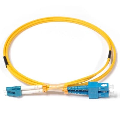 Patch Cord Fibra Optica LC to SC, Duplex Monomodo, OS2 (9/125μm) LSZH 3m(10ft) marca 10Gtek - Redes y Conectividad