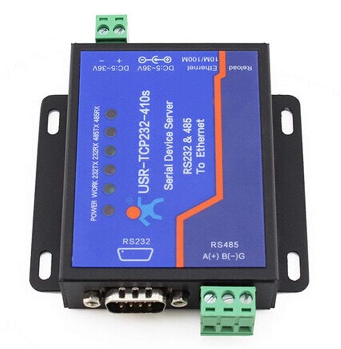 Convertidor Serial Ethernet 10/100 a 2 Puertos Serie RS232 y RS485 tipo Industrial – PUSR marca PUSR - Convertidores RS485|RS232 |RS422 con Modbus RTU