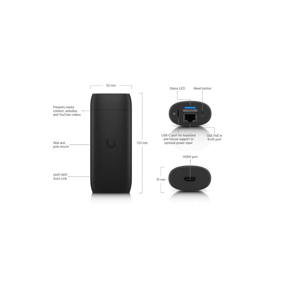 Modulo De Expansion Ubiquiti UC-Cast-Pro Para Digital Signage Unifi marca Ubiquiti - Comunicaciones TI Telecom