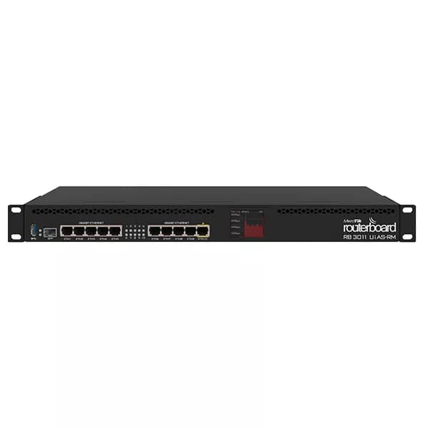 Routerboard, Cpu 2 Núcleos, 10 Puertos Gigabit Ethernet, 1 Puerto SFP, 1 Gb Memoria, Licencia Nivel 5, Montaje Rack marca Mikrotik - Mikrotik Routers | AP | Switch