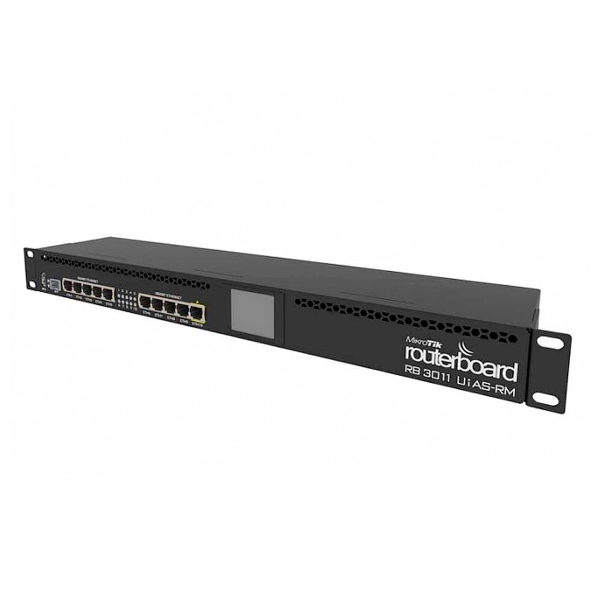 Routerboard, Cpu 2 Núcleos, 10 Puertos Gigabit Ethernet, 1 Puerto SFP, 1 Gb Memoria, Licencia Nivel 5, Montaje Rack marca Mikrotik - Mikrotik Routers | AP | Switch